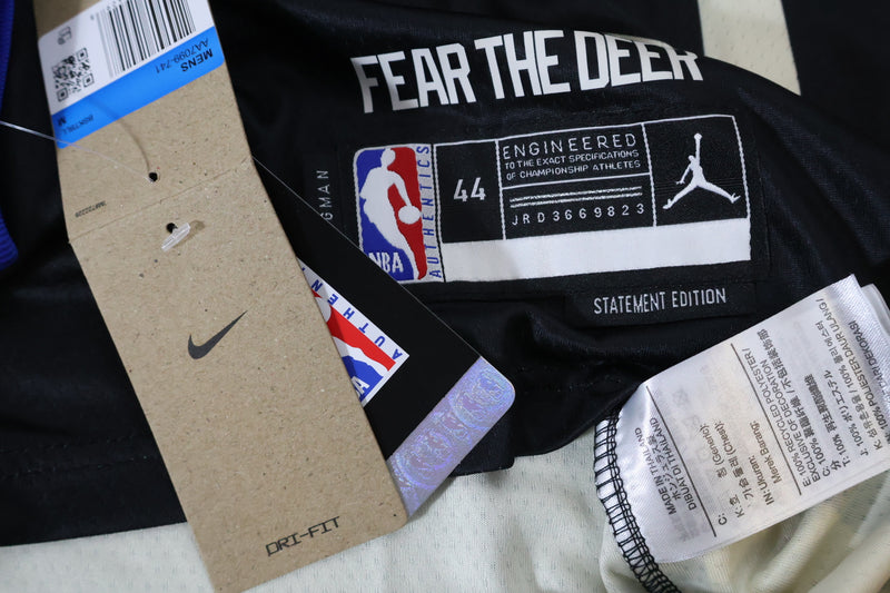 Regata NBA - Milwaukee Bucks Statement Edition Swingman Version