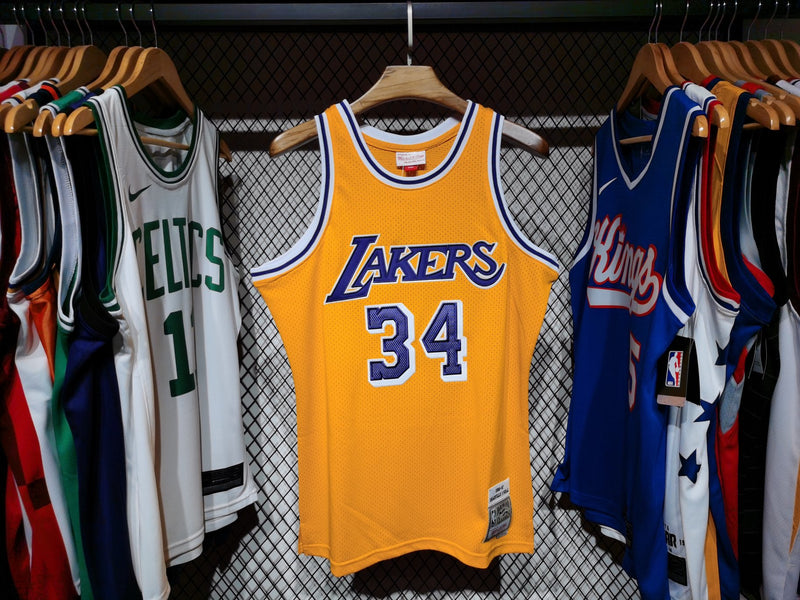 Regata NBA Retrô - Los Angeles Lakers 1996/97 Mitchell & Ness