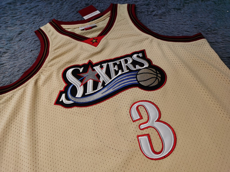 Regata NBA Retrô - Philadelphia 76ers 1997/98 Mitchell & Ness