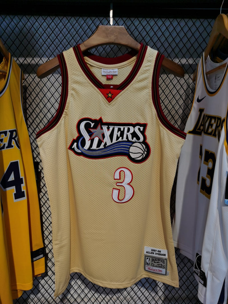 Regata NBA Retrô - Philadelphia 76ers 1997/98 Mitchell & Ness