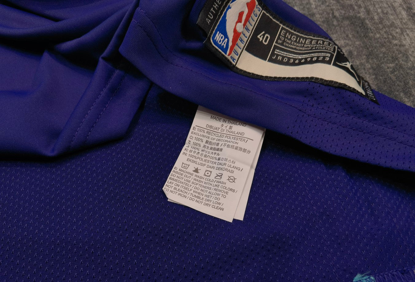 Regata NBA - Charlotte Hornets Statement Edition 17/18 Authentic Version
