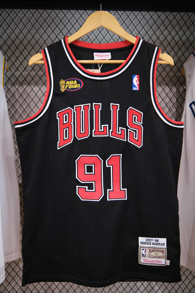 Regata NBA Retrô - Chicago Bulls 1997/98 Mitchell & Ness Patchs