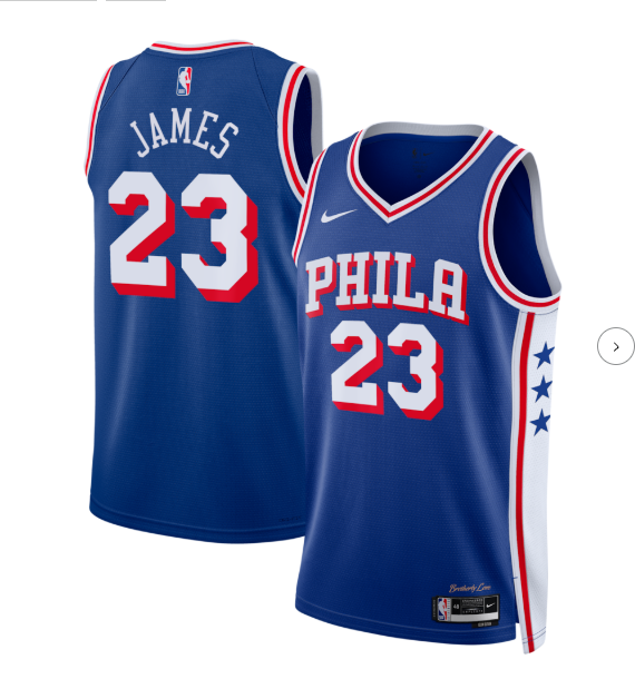 Regata NBA - Philadelphia 76ers Icon Edition 26/27 Swingman Version