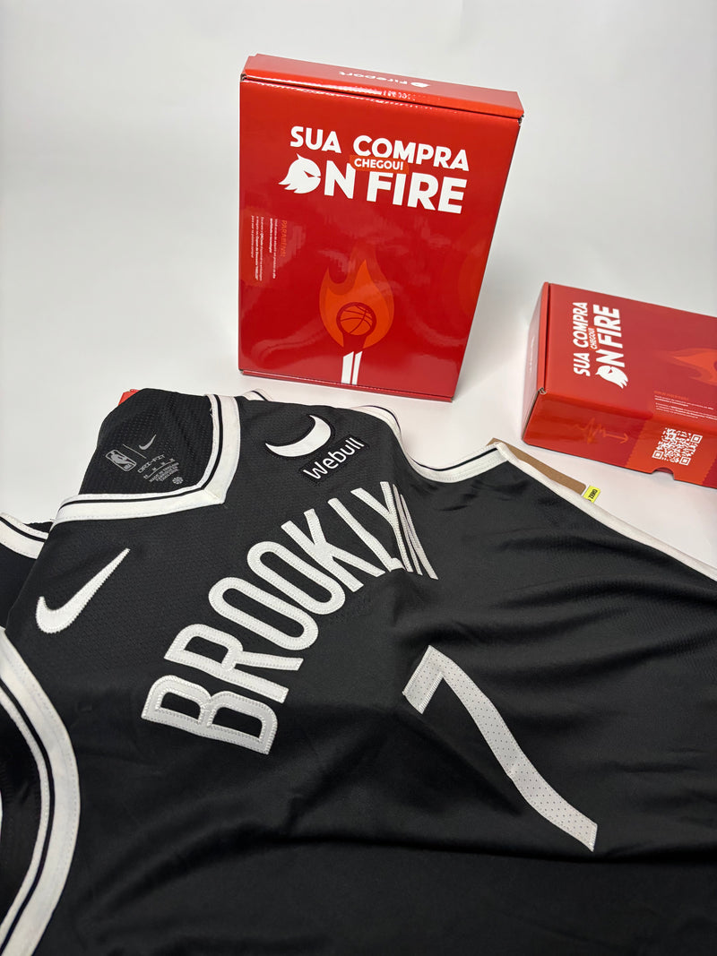 Regata NBA - Brooklyn Nets Icon Edition Authentic Version | PRONTA ENTREGA