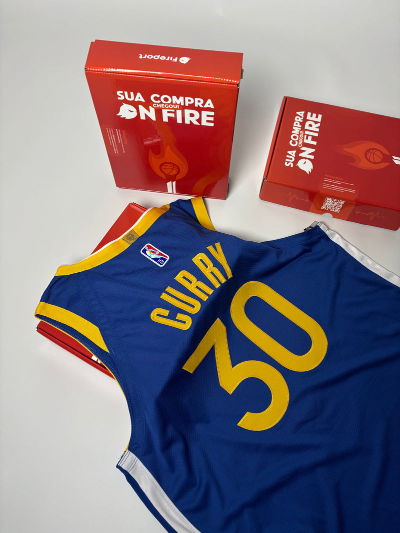 Regata NBA - Golden State Warriors Icon Edition Authentic Version | PRONTA ENTREGA
