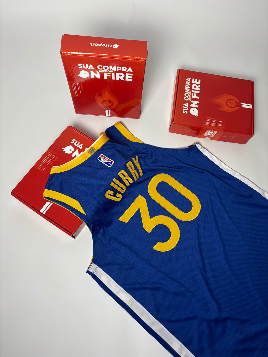 Regata NBA - Golden State Warriors Icon Edition Authentic Version | PRONTA ENTREGA