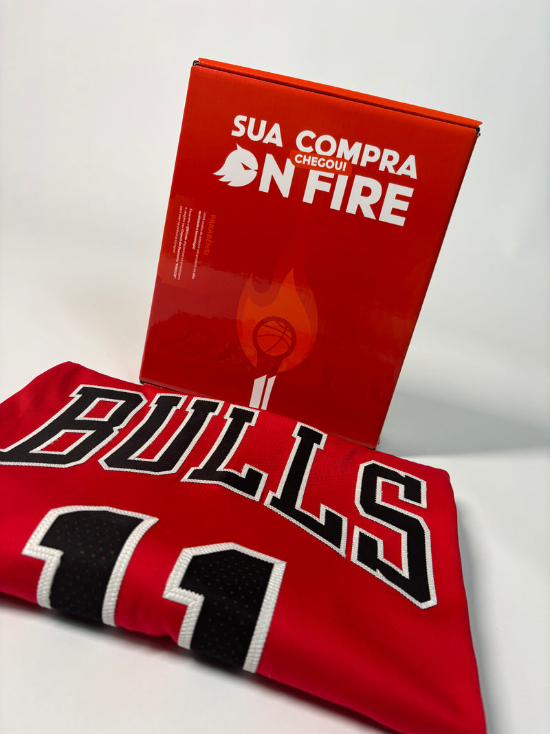 Regata NBA - Chicago Bulls Icon Edition Authentic Version | PRONTA ENTREGA