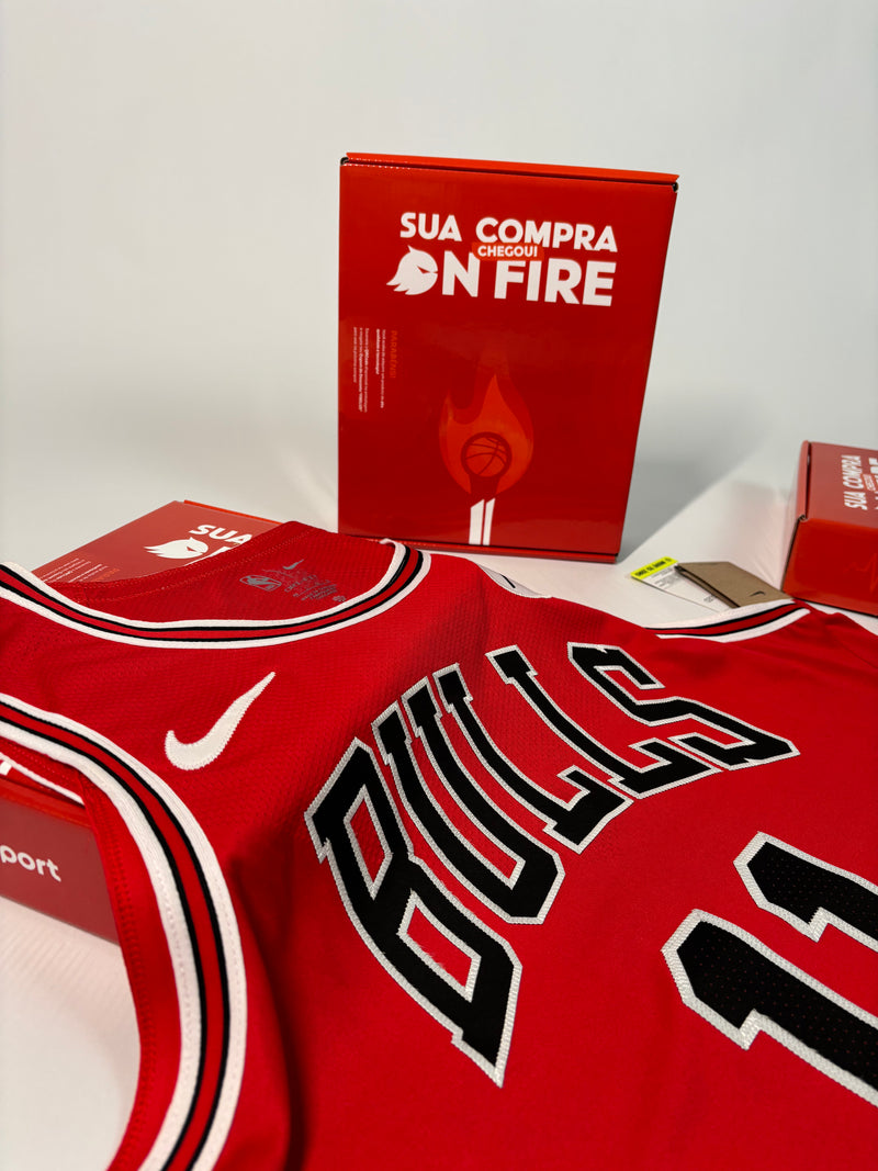 Regata NBA - Chicago Bulls Icon Edition Authentic Version | PRONTA ENTREGA