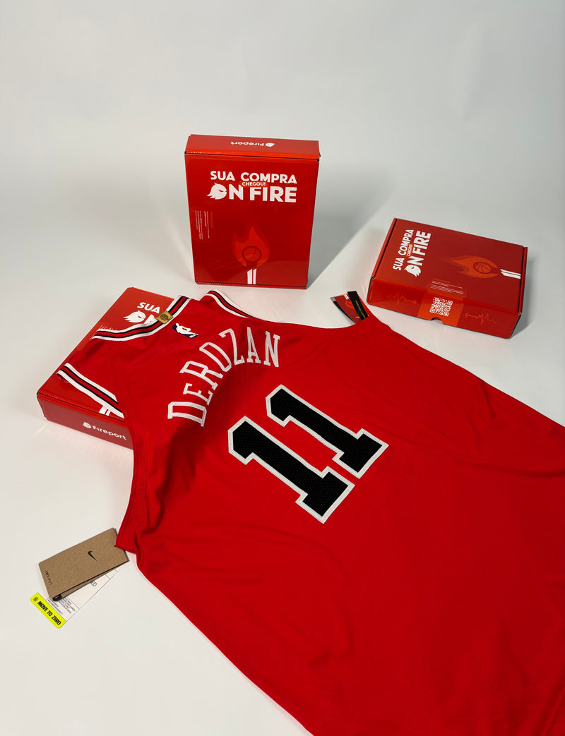 Regata NBA - Chicago Bulls Icon Edition Authentic Version | PRONTA ENTREGA