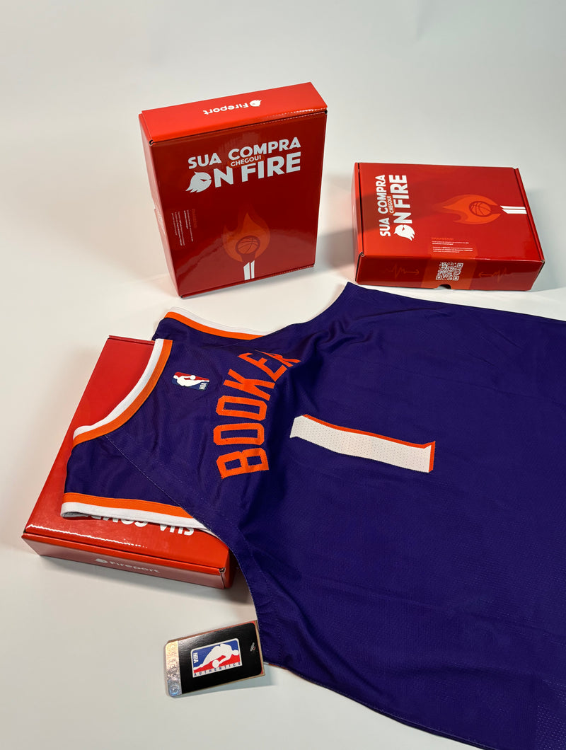 Regata NBA - Phoenix Suns Icon Edition 23/24 Authentic Version | PRONTA ENTREGA