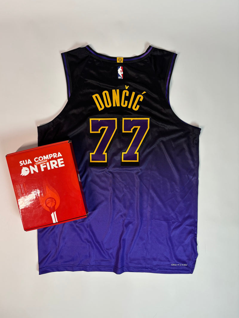 Regata NBA - Los Angeles Lakers City Edition 24/25 Authentic Version | PRONTA ENTREGA