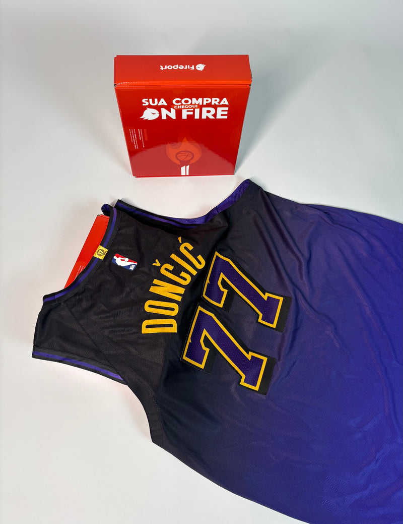 Regata NBA - Los Angeles Lakers City Edition 24/25 Authentic Version | PRONTA ENTREGA