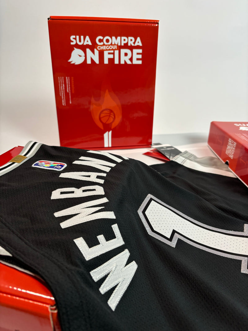 Regata NBA - San Antonio Spurs Icon Edition Authentic Version | PRONTA ENTREGA