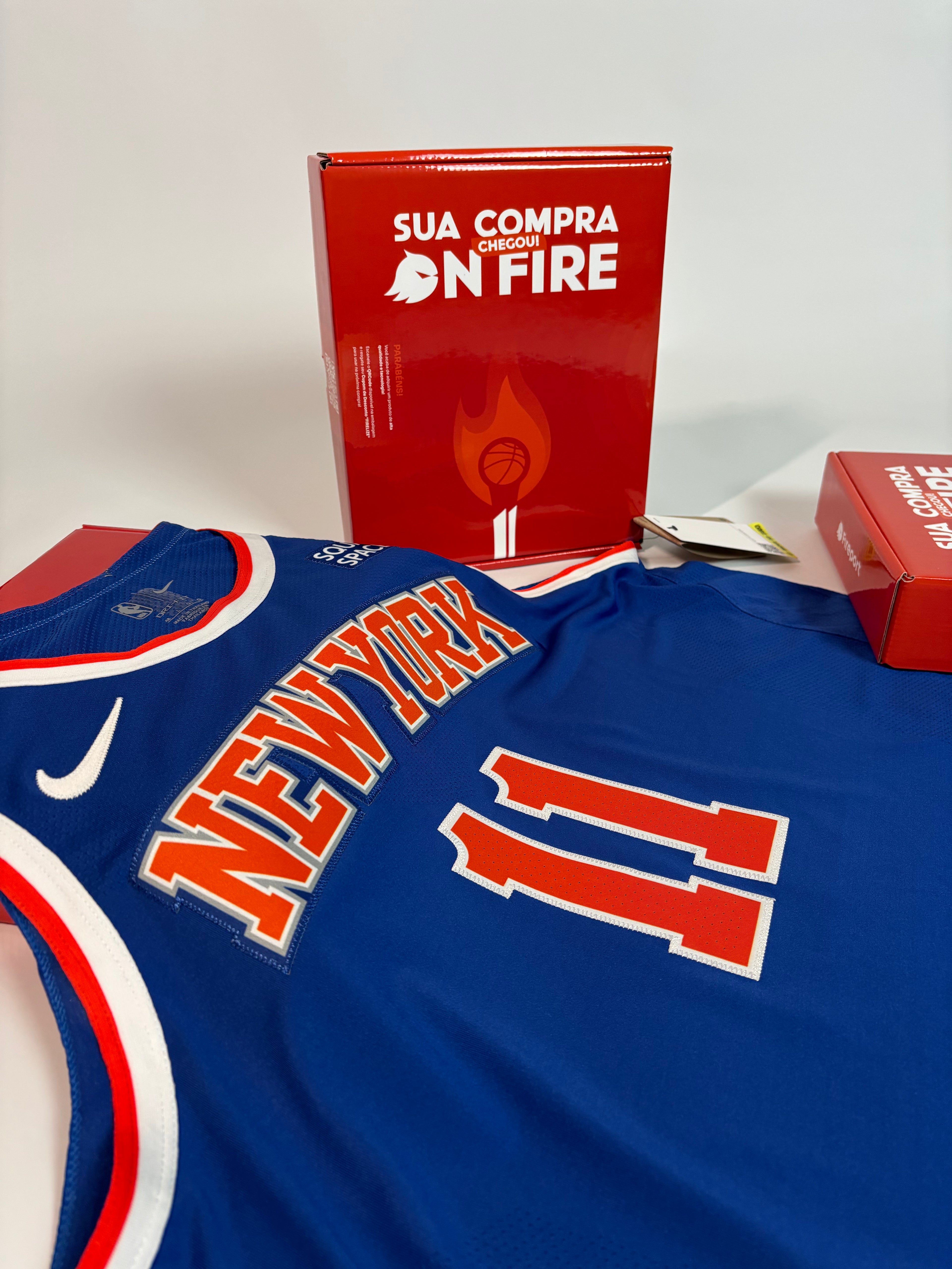 Regata NBA - New York Knicks Icon Edition Authentic Version | PRONTA ENTREGA