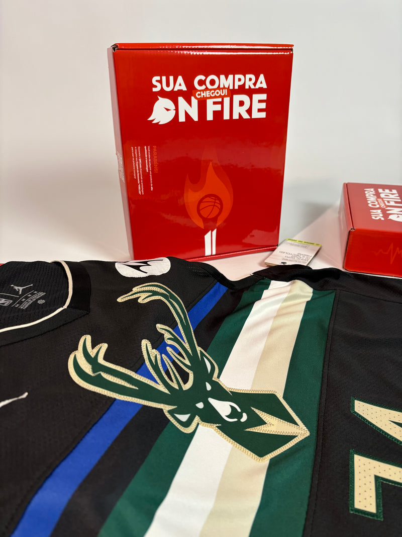 Regata NBA - Milwaukee Bucks Statement Edition 20/21 Authentic Version | PRONTA ENTREGA
