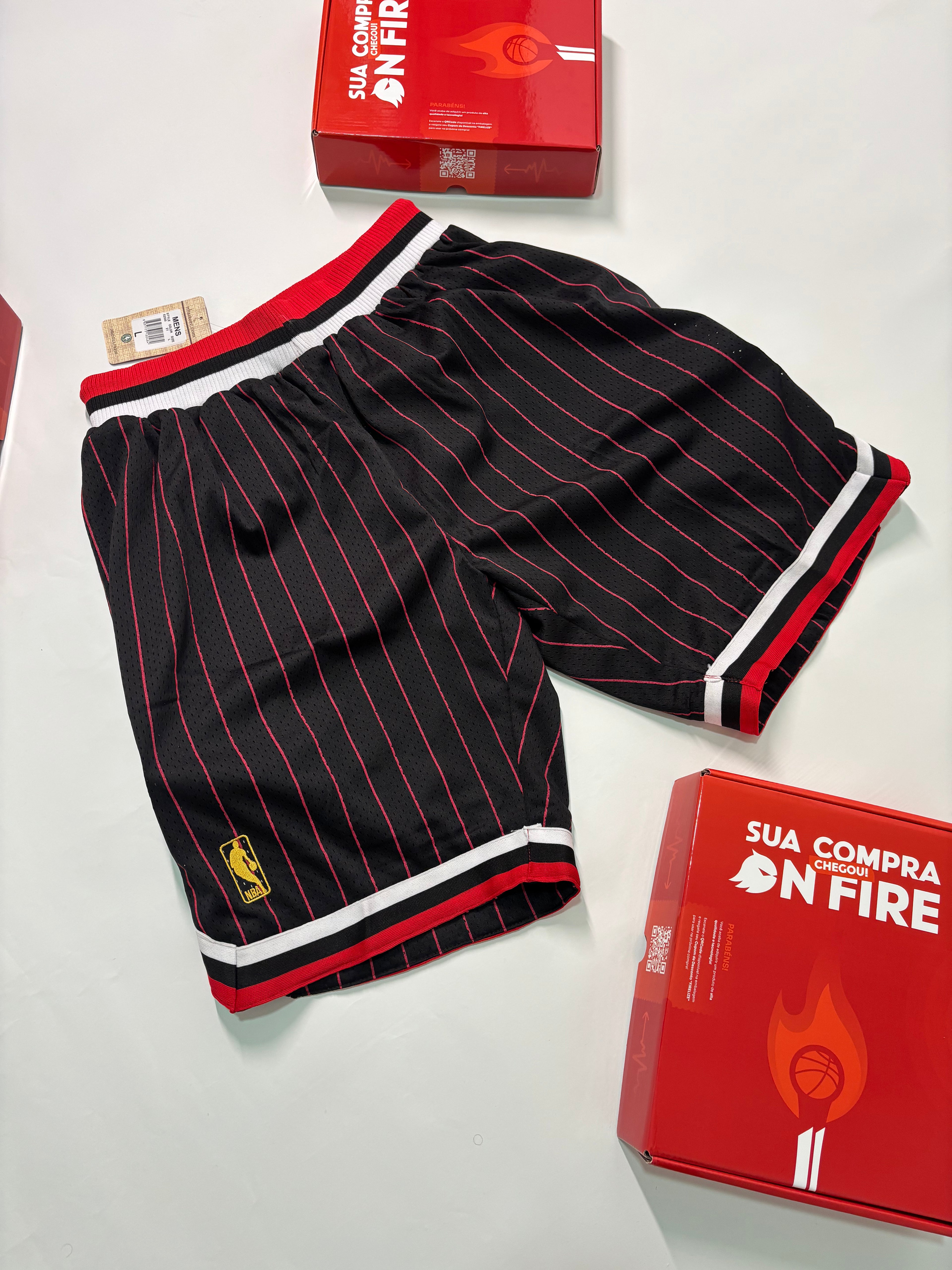 Bermuda NBA - Chicago Bulls Mitchell & Ness | PRONTA ENTREGA