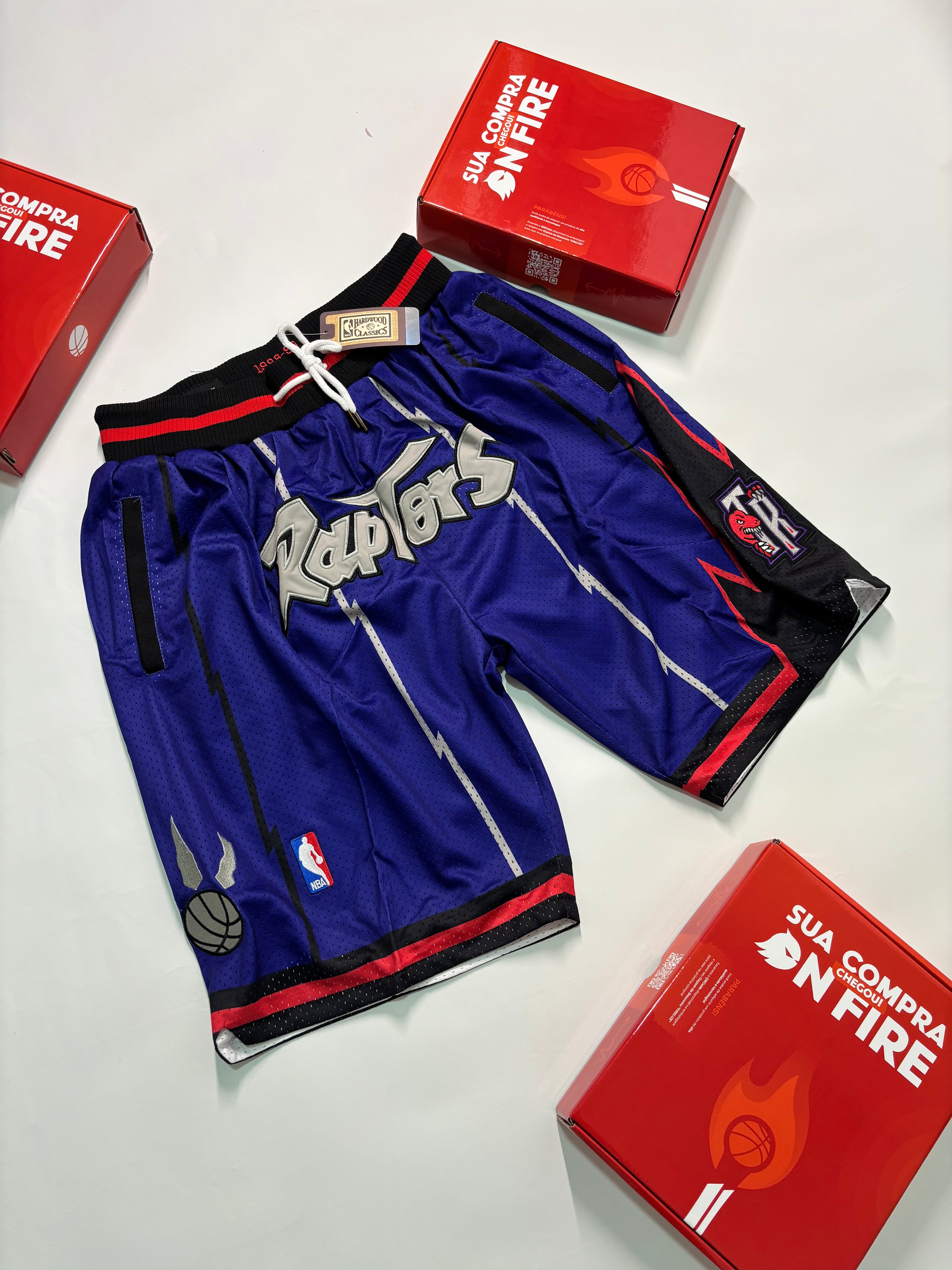 Bermuda NBA - Toronto Raptors Just Don 1998/99 Mitchell & Ness | PRONTA ENTREGA