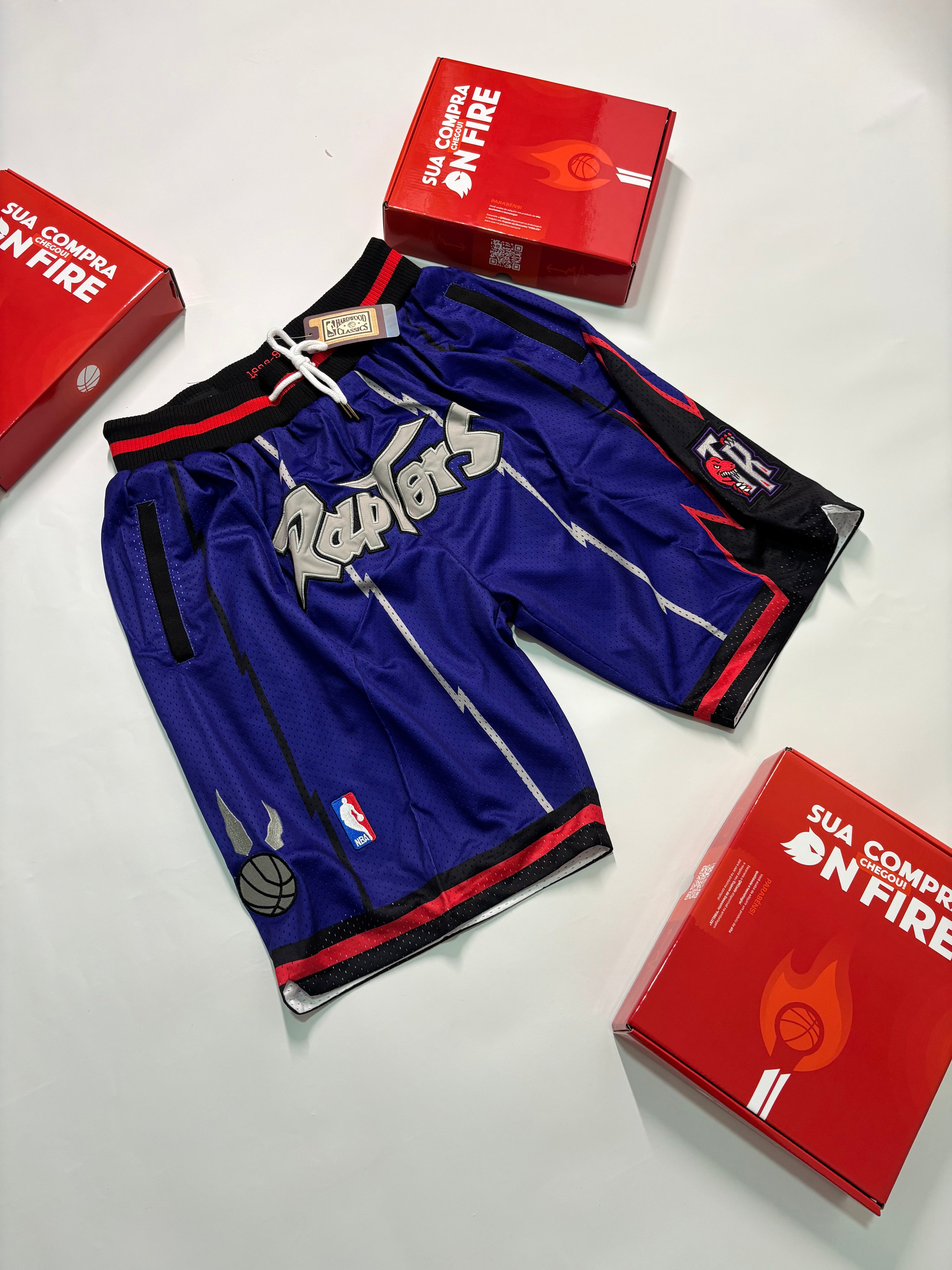 Bermuda NBA - Toronto Raptors Just Don 1998/99 Mitchell & Ness | PRONTA ENTREGA