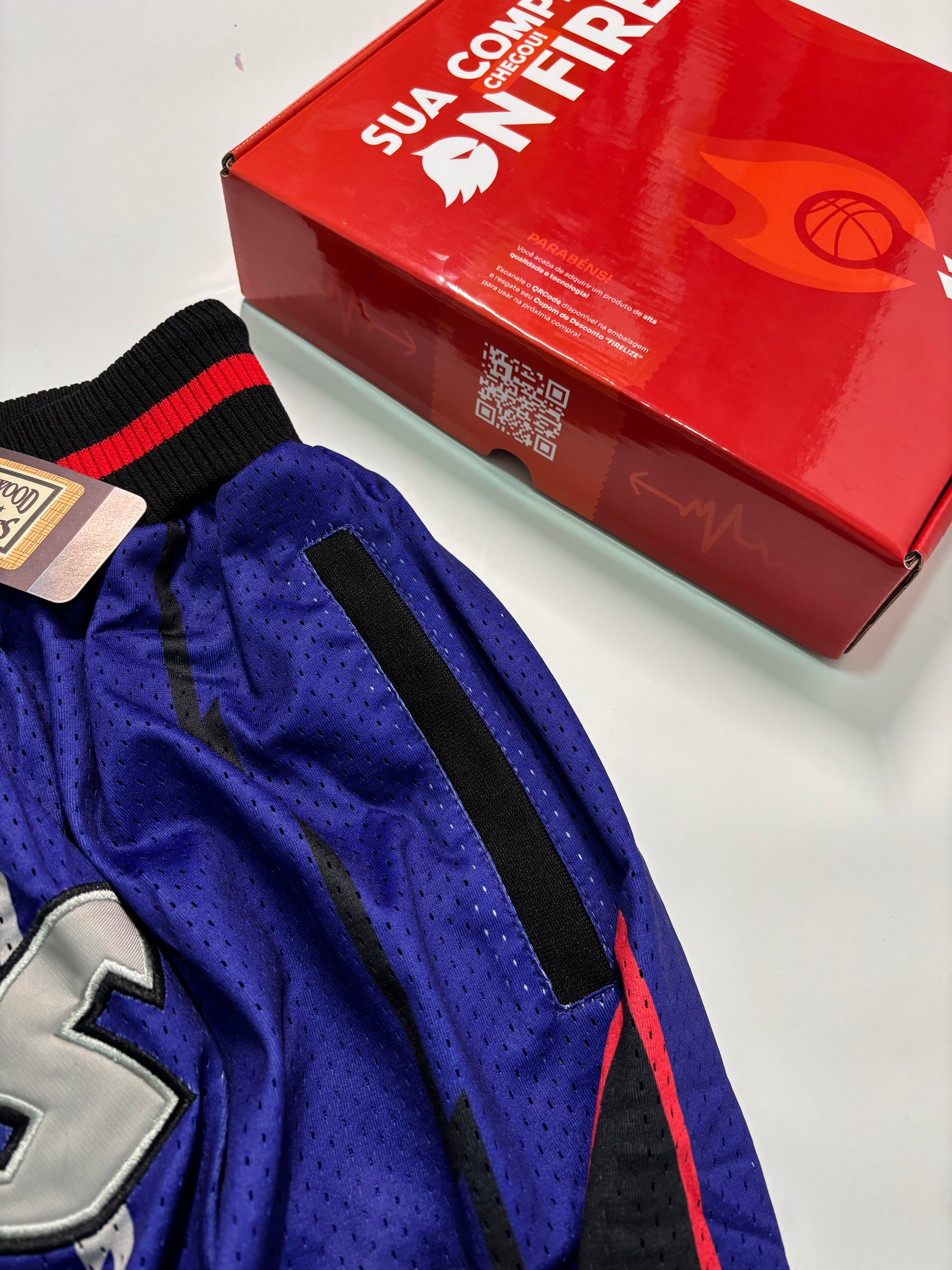 Bermuda NBA - Toronto Raptors Just Don 1998/99 Mitchell & Ness | PRONTA ENTREGA