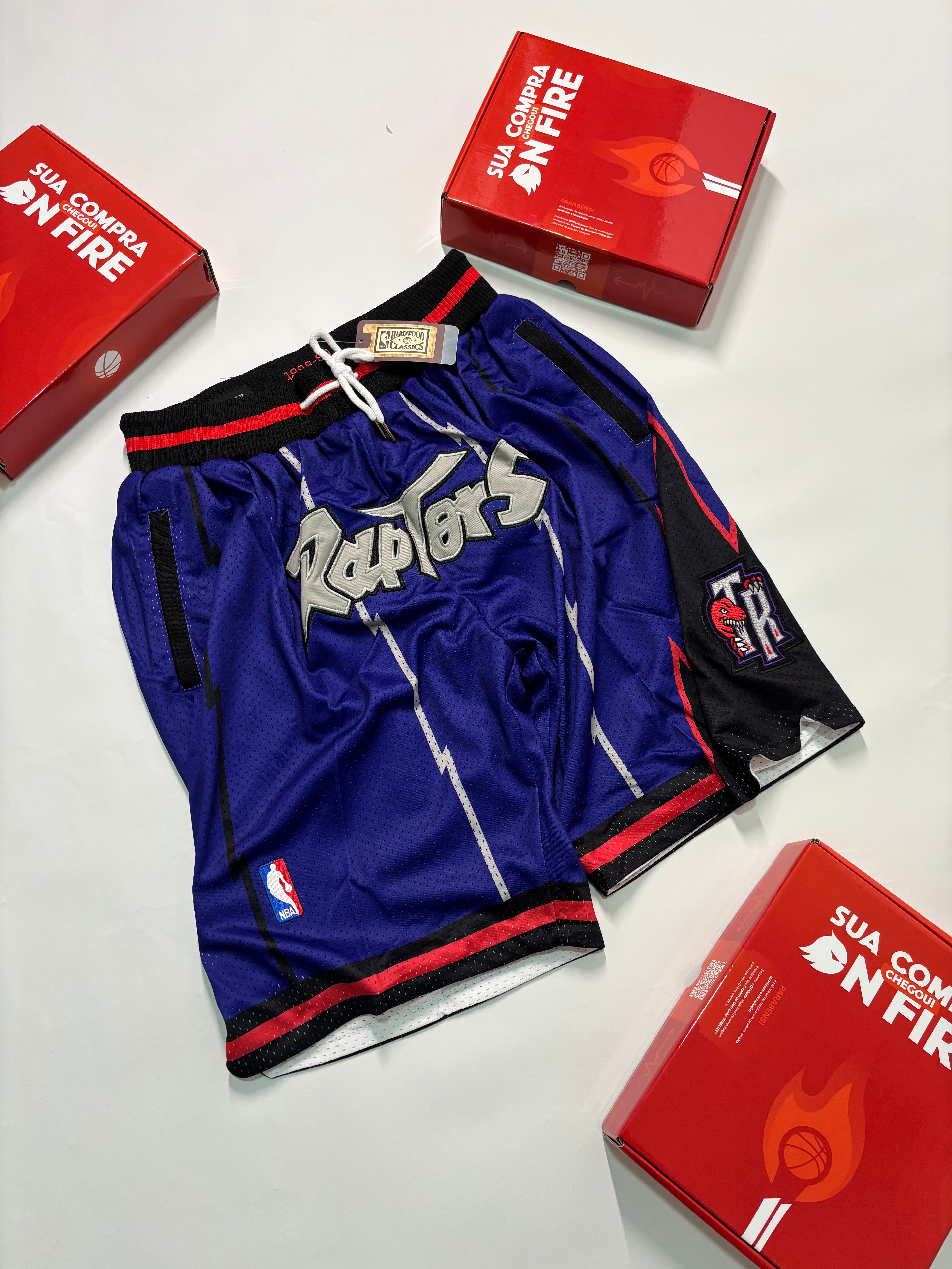 Bermuda NBA - Toronto Raptors Just Don 1998/99 Mitchell & Ness | PRONTA ENTREGA