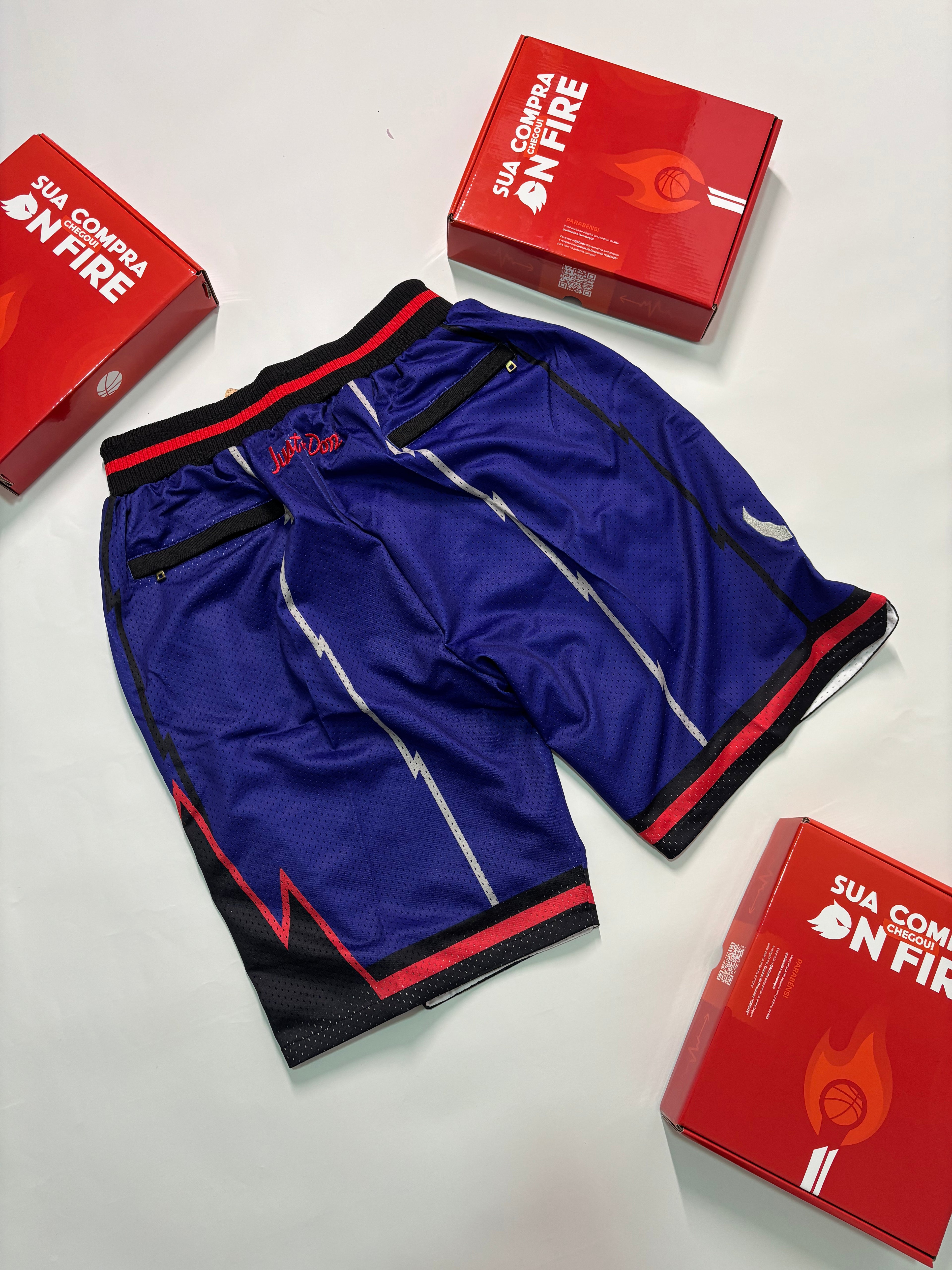Bermuda NBA - Toronto Raptors Just Don 1998/99 Mitchell & Ness | PRONTA ENTREGA