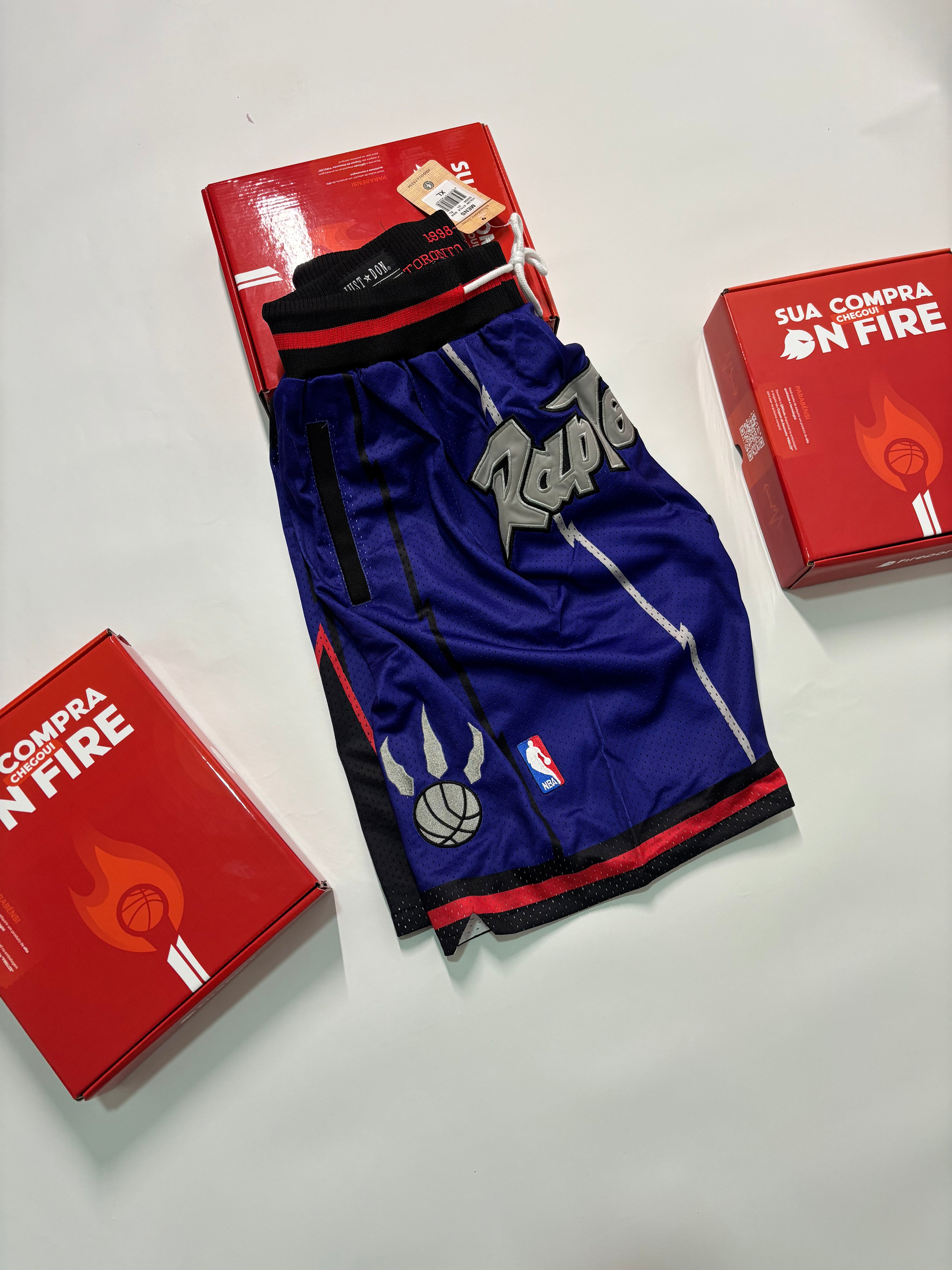 Bermuda NBA - Toronto Raptors Just Don 1998/99 Mitchell & Ness | PRONTA ENTREGA
