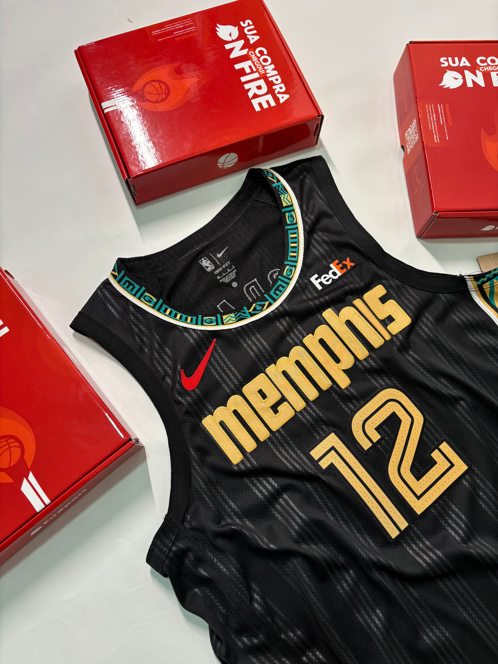 Regata NBA - Memphis Grizzlies City Edition 20/21 Authentic Version | PRONTA ENTREGA