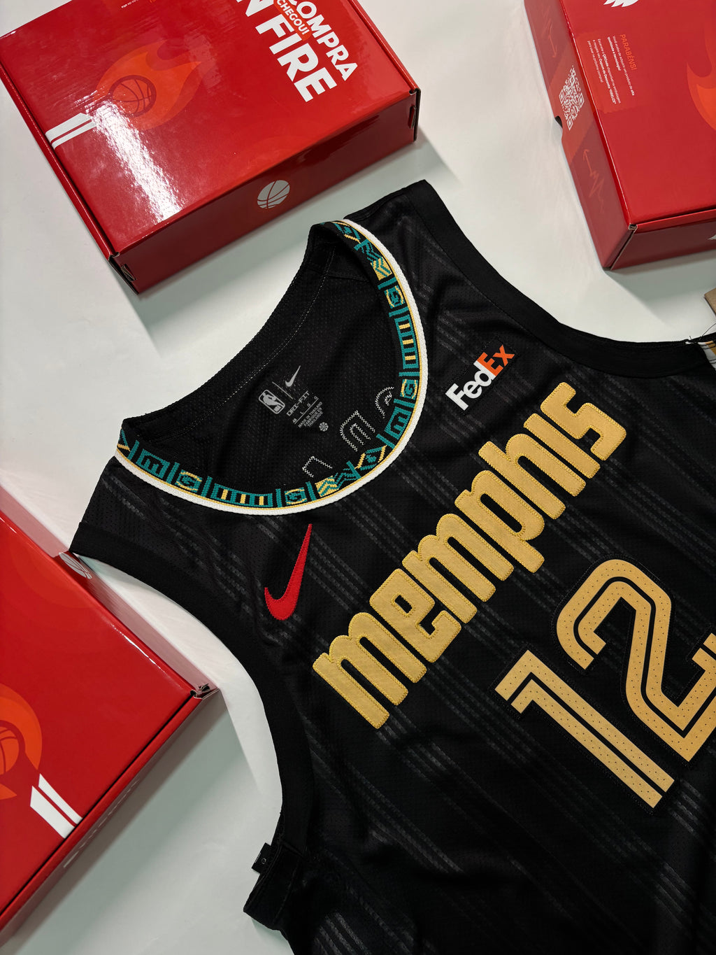 Regata NBA - Memphis Grizzlies City Edition 20/21 Authentic Version | PRONTA ENTREGA