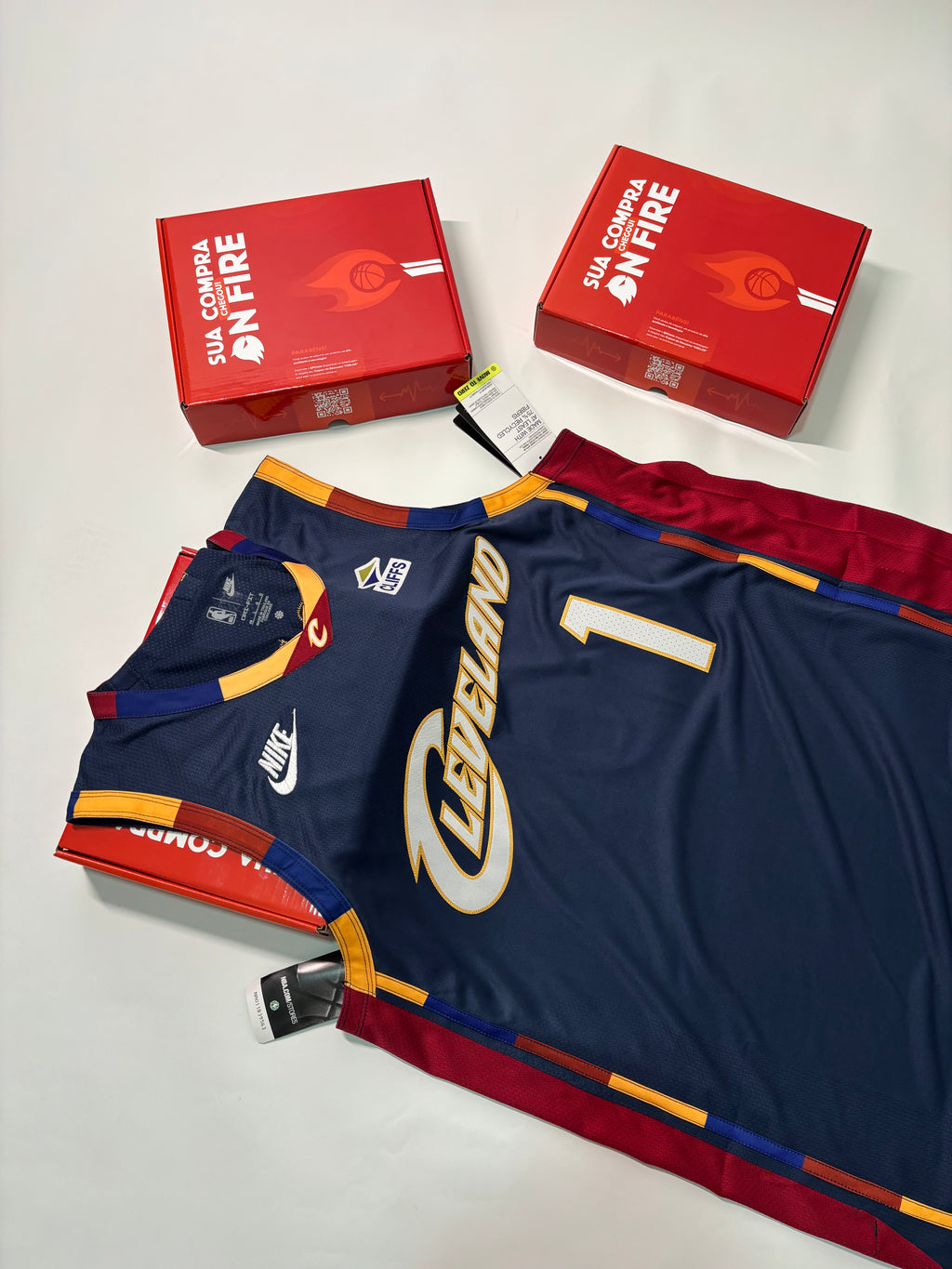 Regata NBA - Cleveland Cavaliers Classic Edition 25/26 Authentic Version | PRONTA ENTREGA