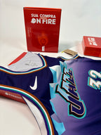 Regata NBA - Utah Jazz Classic Edition 22/23 Authentic Version | PRONTA ENTREGA #MALONE Lendas Autênticas
