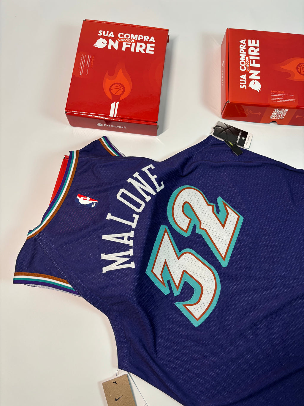 Regata NBA - Utah Jazz Classic Edition 22/23 Authentic Version | PRONTA ENTREGA #MALONE Lendas Autênticas