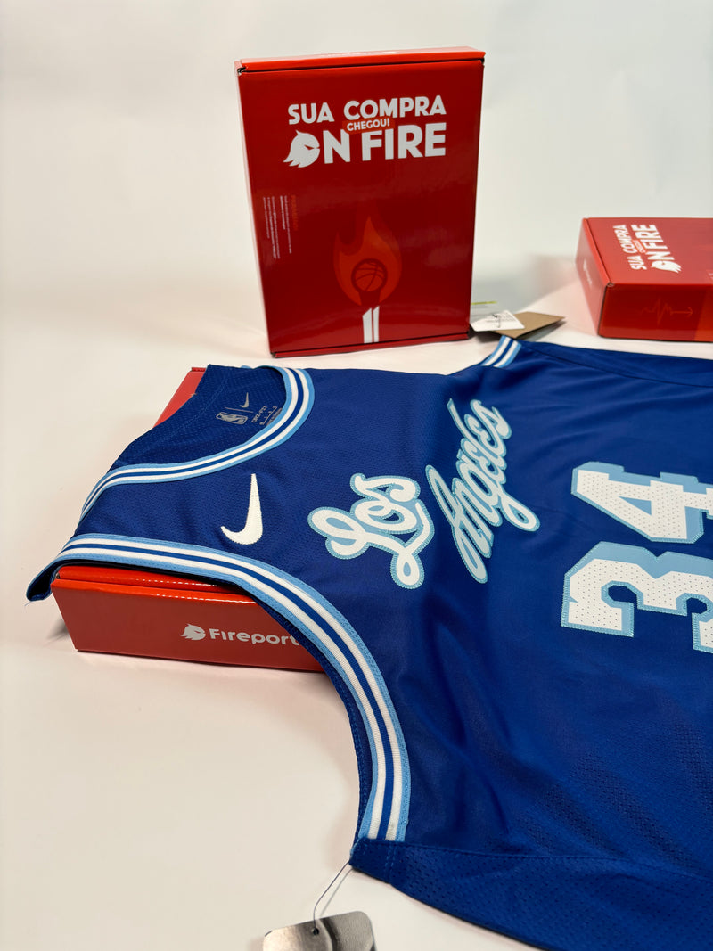 Regata NBA - Los Angeles Lakers Classic Edition 20/21 Authentic Version | PRONTA ENTREGA