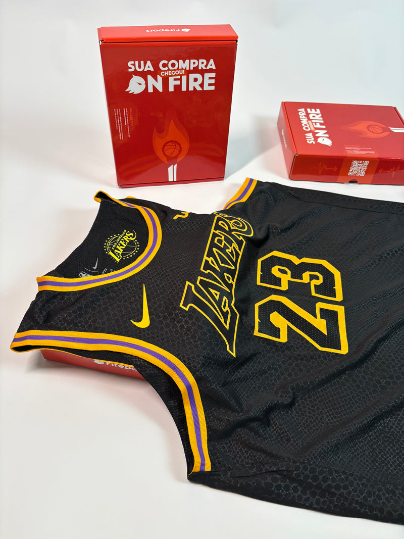 Regata NBA - Los Angeles Lakers Mamba Edition Authentic Version | PRONTA ENTREGA