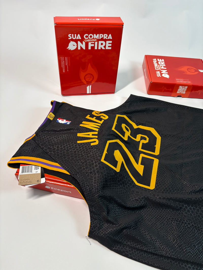 Regata NBA - Los Angeles Lakers Mamba Edition Authentic Version | PRONTA ENTREGA