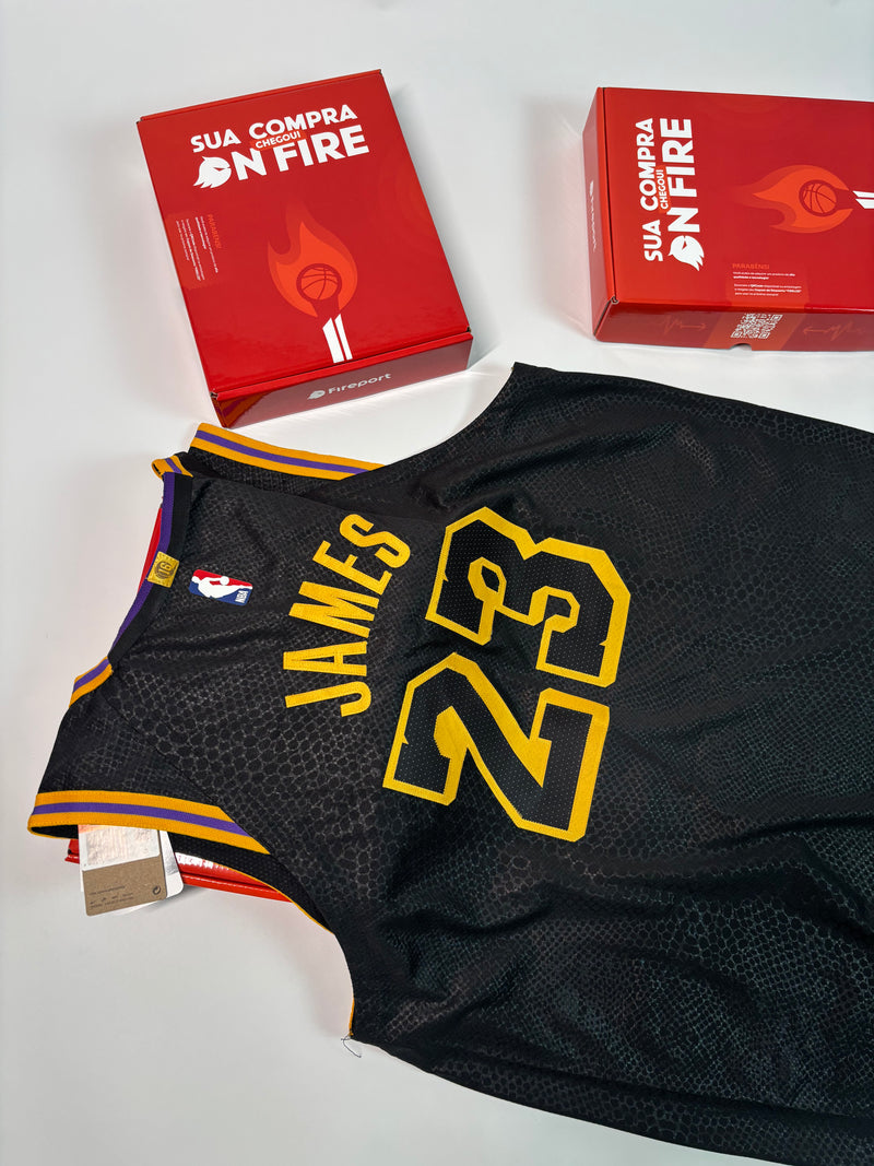 Regata NBA - Los Angeles Lakers Mamba Edition Authentic Version | PRONTA ENTREGA