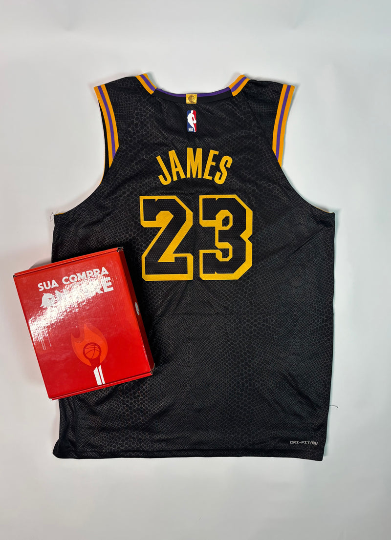 Regata NBA - Los Angeles Lakers Mamba Edition Authentic Version | PRONTA ENTREGA