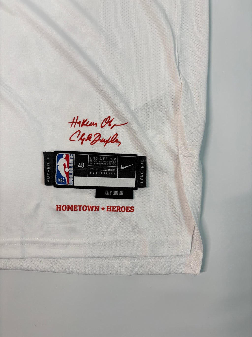 Regata NBA - Houston Rockets City Edition 23/24 Authentic Version | PRONTA ENTREGA #OLAJUWON Lendas Autênticas