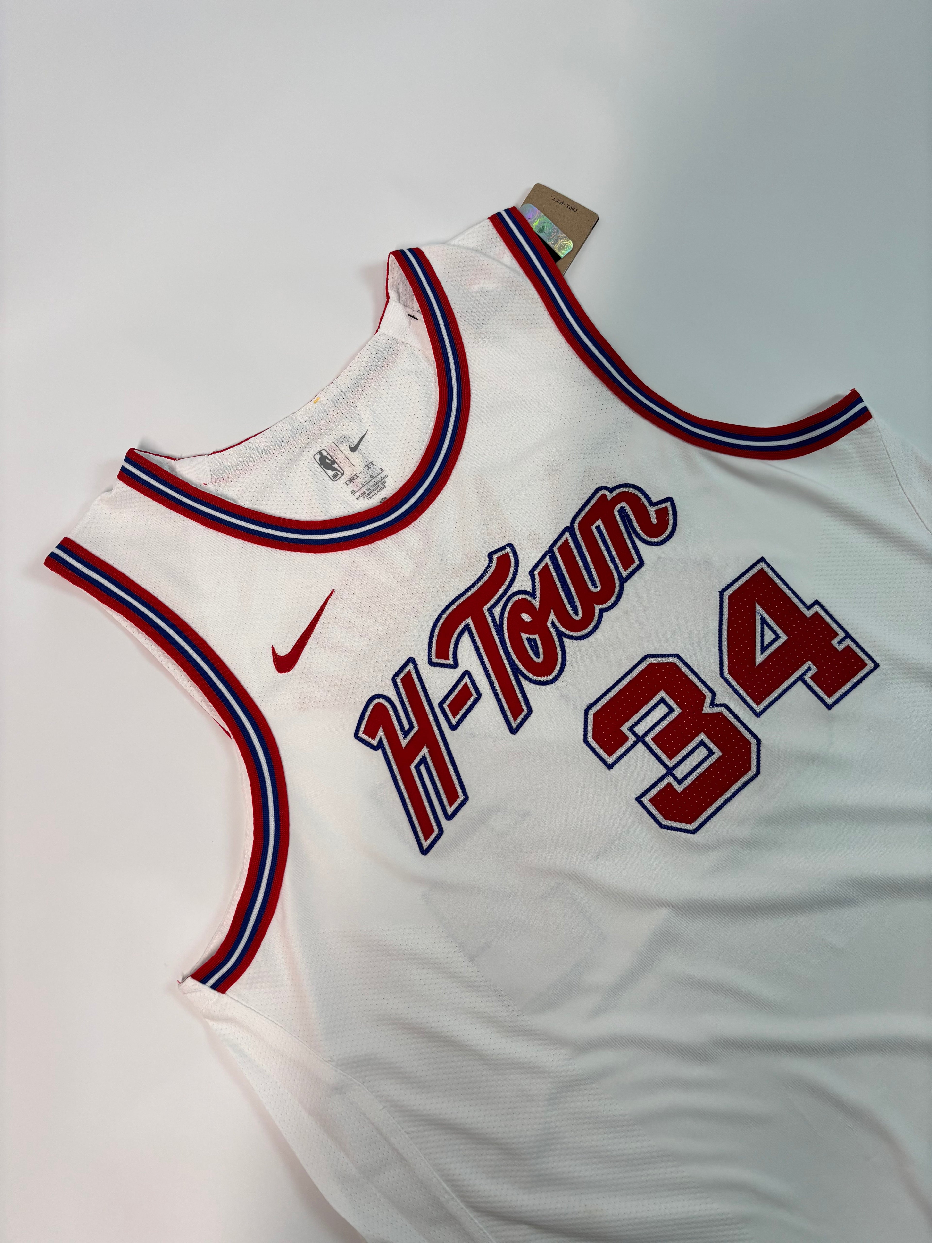Regata NBA - Houston Rockets City Edition 23/24 Authentic Version | PRONTA ENTREGA #OLAJUWON Lendas Autênticas
