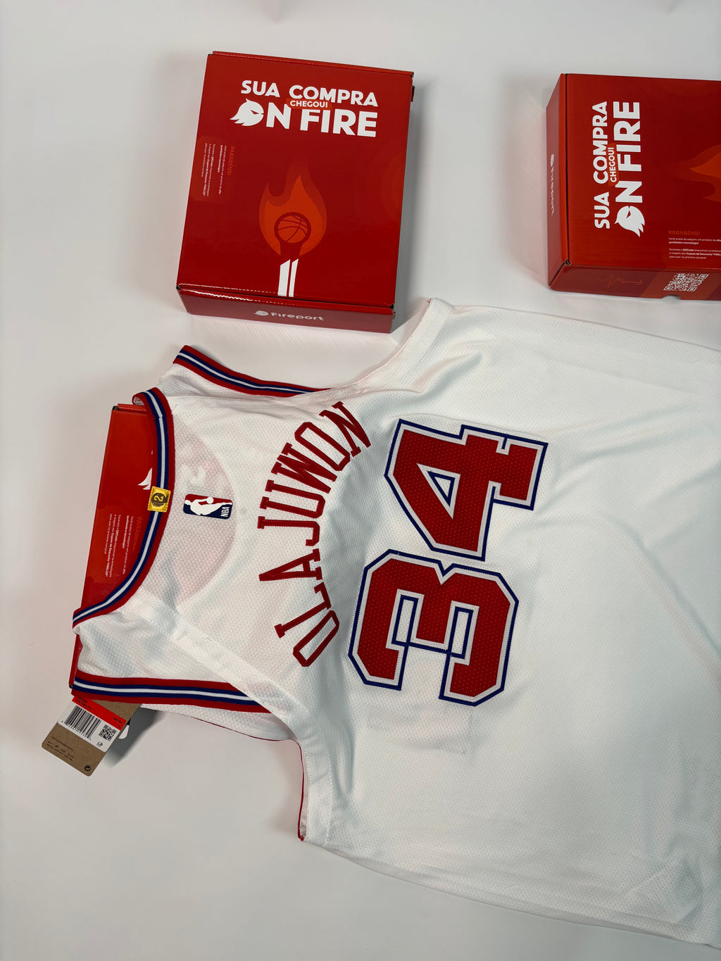 Regata NBA - Houston Rockets City Edition 23/24 Authentic Version | PRONTA ENTREGA #OLAJUWON Lendas Autênticas