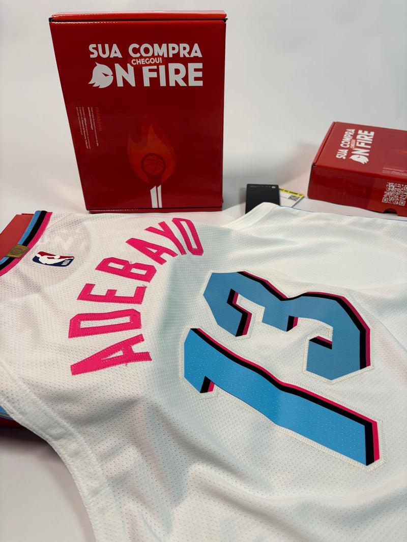 Regata NBA - Miami Heat City Edition 24/25 Authentic Version | PRONTA ENTREGA