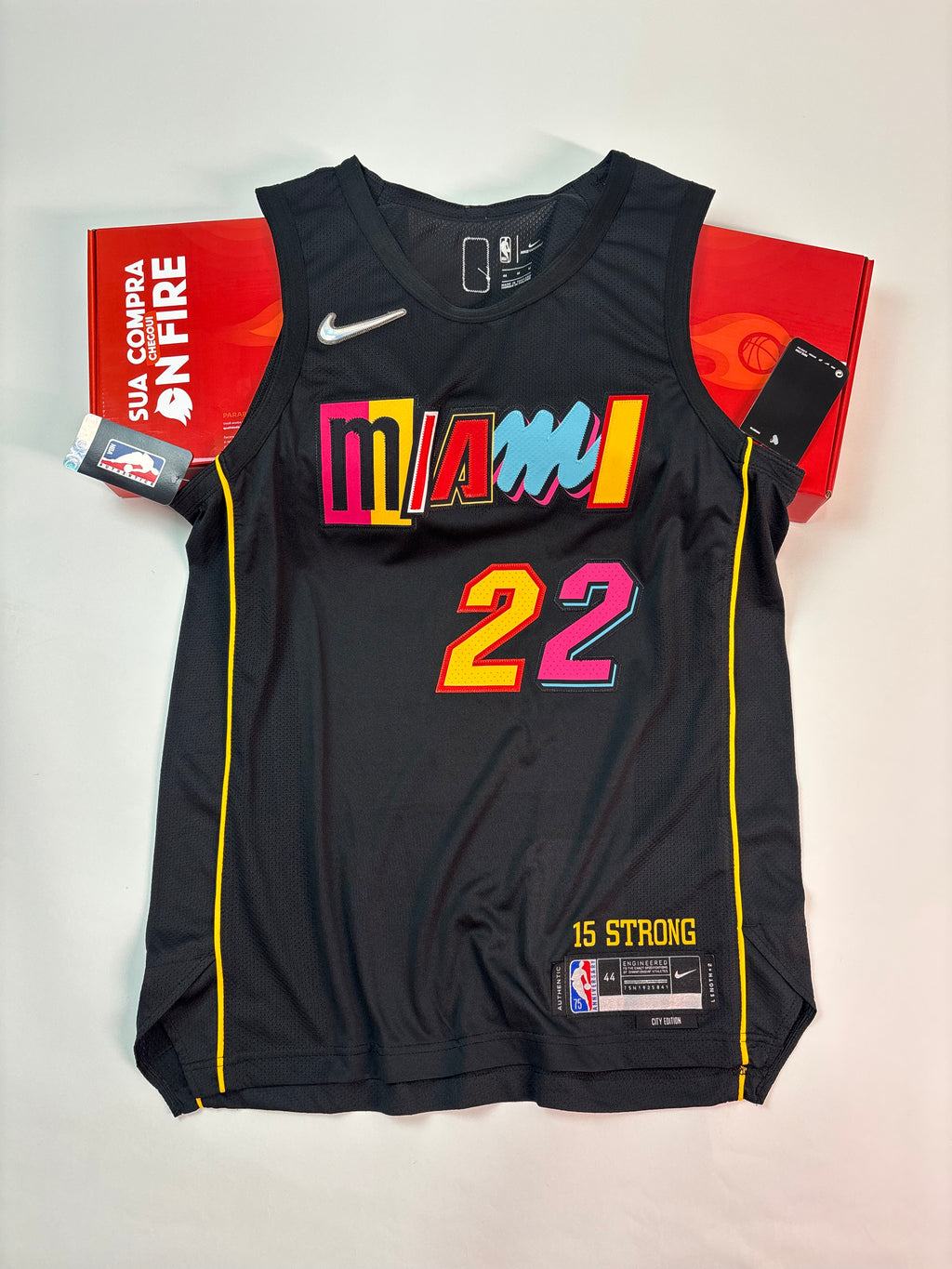 Regata NBA - Miami Heat City Edition 21/22 Authentic Version | PRONTA ENTREGA