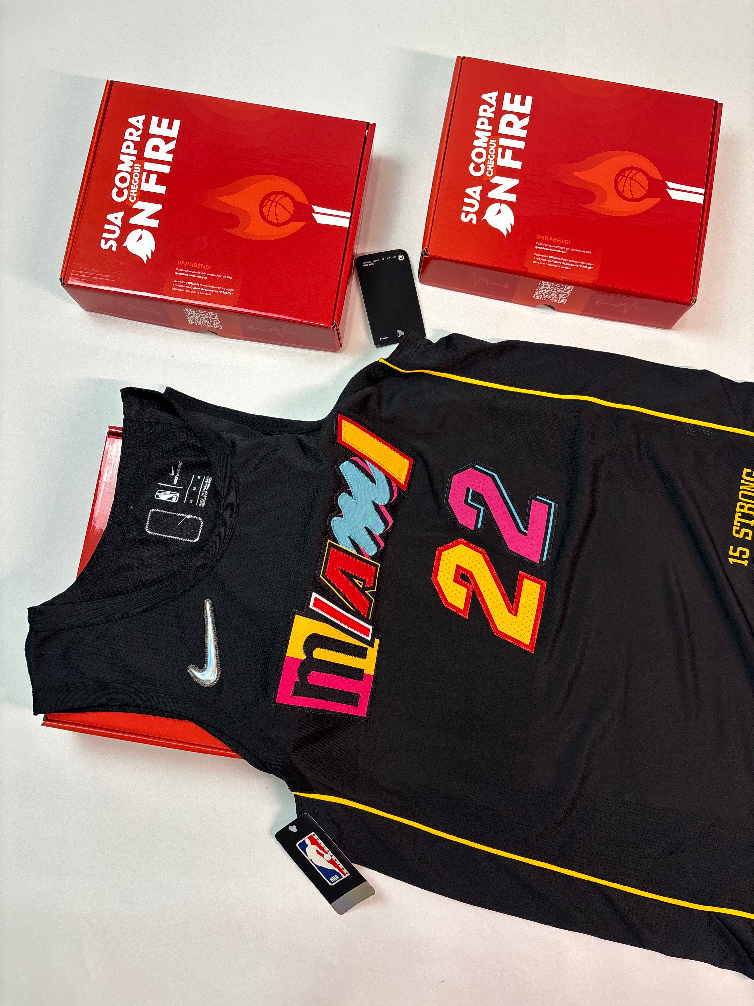 Regata NBA - Miami Heat City Edition 21/22 Authentic Version | PRONTA ENTREGA