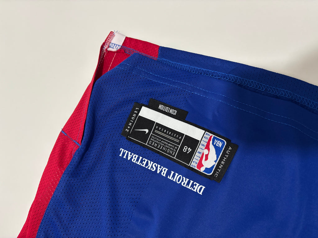 Regata NBA - Detroit Pistons Icon Edition Authentic Version | PRONTA ENTREGA