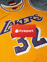 Regata NBA Retrô - Los Angeles Lakers 1984/85 Mitchell & Ness