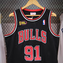 Regata NBA Retrô - Chicago Bulls 1997/98 Mitchell & Ness Patchs