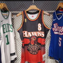 Regata NBA Retrô - Atlanta Hawks 1996/97 Mitchell & Ness