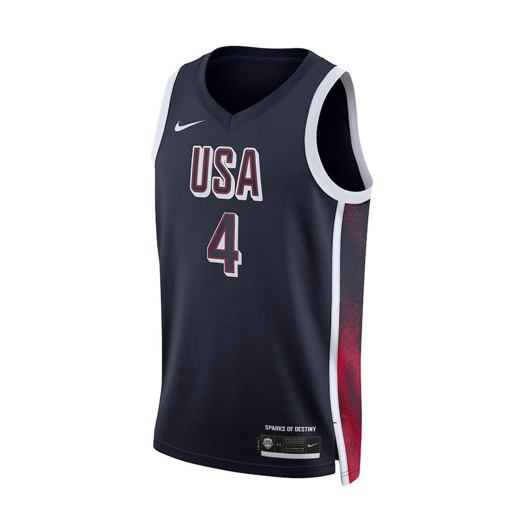 Regata NBA - Seleção Estados Unidos USA Azul 2024 Authentic Version