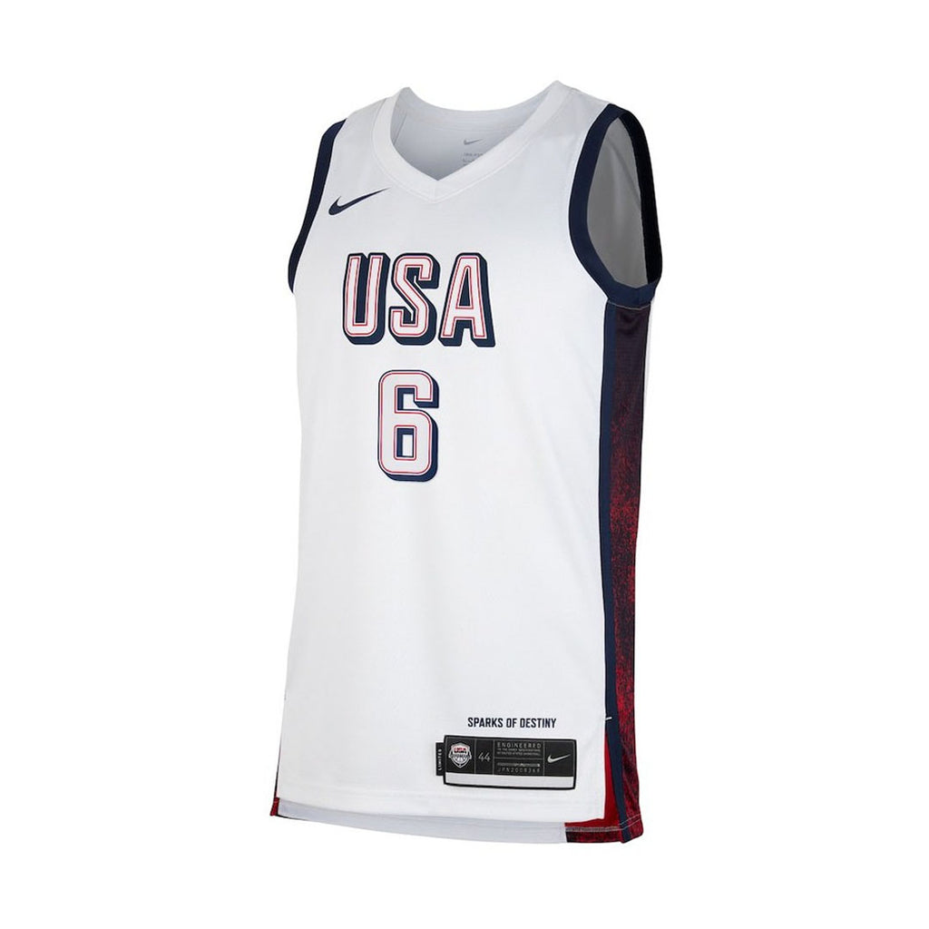 Regata NBA - Seleção Estados Unidos USA Home 2024 Authentic Version