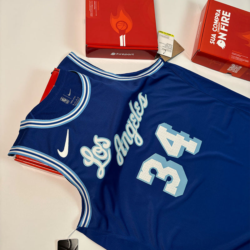Regata NBA - Los Angeles Lakers Classic Edition 20/21 Authentic Version | PRONTA ENTREGA