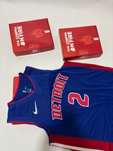 Regata NBA - Detroit Pistons Icon Edition Authentic Version | PRONTA ENTREGA